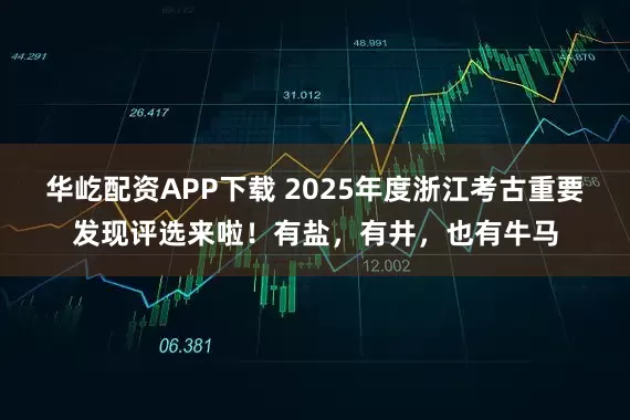 华屹配资APP下载 2025年度浙江考古重要发现评选来啦！有盐，有井，也有牛马